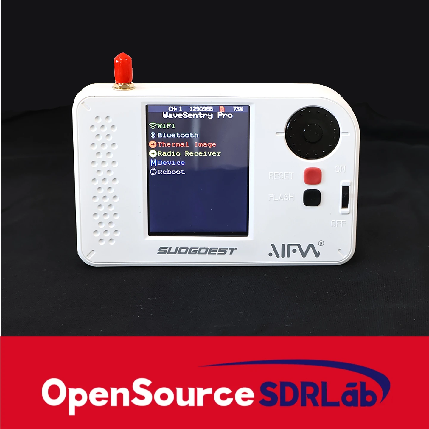 WaveSentry Portable ESP32 Marauder Multi-Tool – Radio Receiver, Thermal Imaging