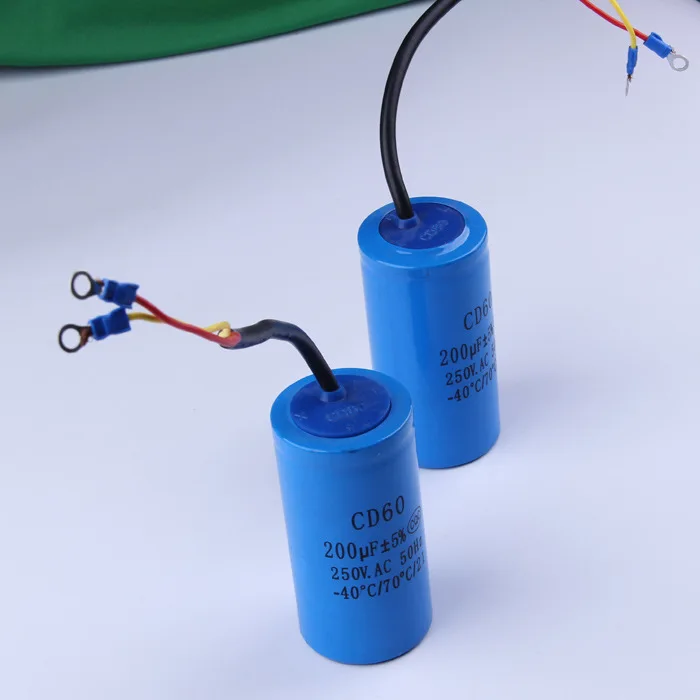 CD60 Motor Starting Capacitor 250V /100/150/200/250/300/350/400UF/500UF