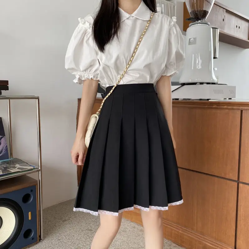 Skirts Pleated Women High Waist Summer Knee-length Preppy Style Harajuku Y2k Hot Sale Street School Cosplay Casual Female Faldas 5