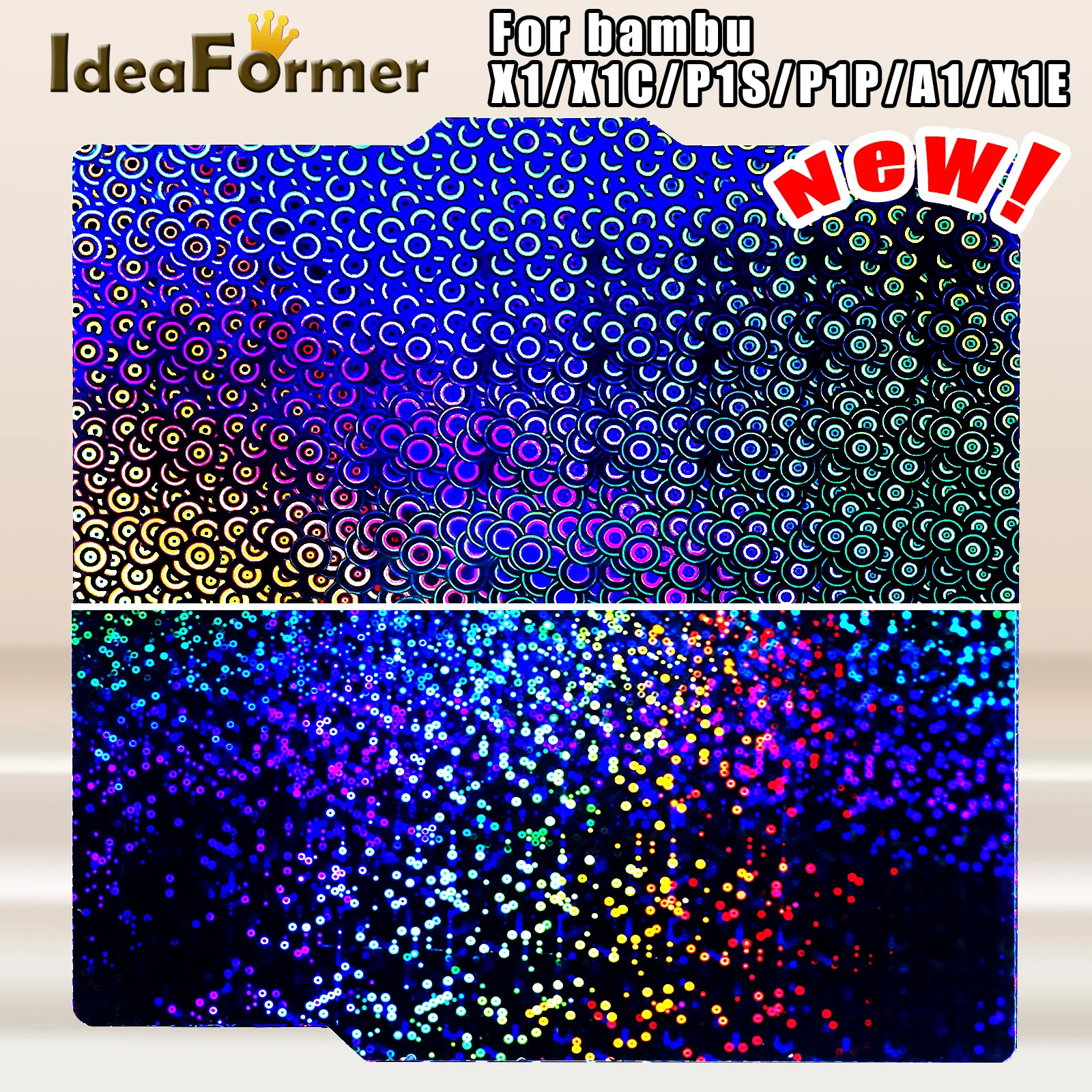 257X257 Piastra Pek Per Bambulab Piastra Di Costruzione P1S Lamiera Di Acciaio Per Molle Piastra Di Costruzione In Lamiera Pei P1S Bamboo Lab Bambulab