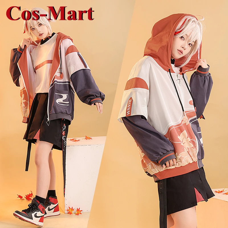 

Cos-Mart Game Genshin Impact Kaedehara Kazuha Cosplay Costume Fashion Handsome Daily Hoodie Activity Party Role Play Clothing