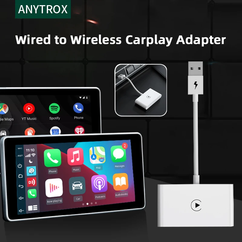 Adattatore Wireless Carplay/Dongle Iphone Cablato A Wirelss Convertitore Carplay Per Auto Carplay Cablata Di Fabbrica Oem