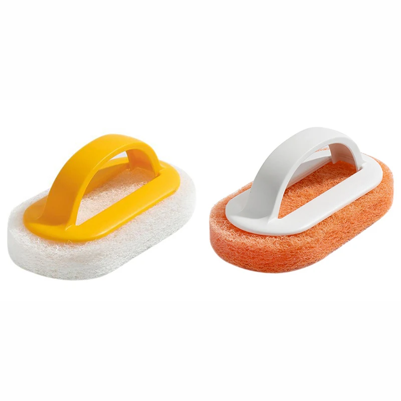 

Губка для мытья кухни, ванной, туалета, стеклянной стены, пластиковая ручка, щетка для ванны