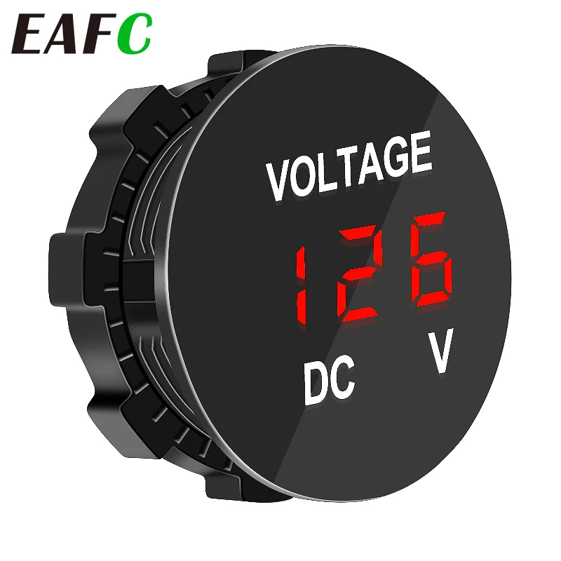 DC 12V LED Panel Digital Voltage Meter Display Voltmeter For