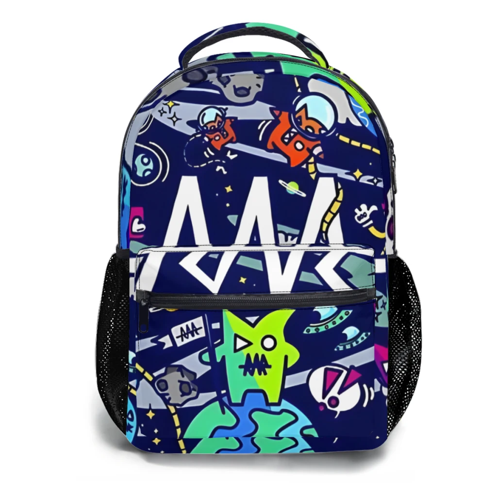 

Team RAR Space Monsters Printed Lightweight Casual Children's Schoolbag Youth Backpack Anime Cartoon Schoolbag