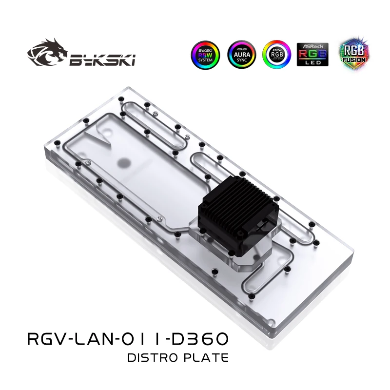 mii　スノボーラック Bykski Acrylic Distro Plate / Board for LIAN LI O11 Dynamic