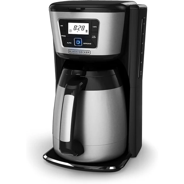 12-cup Coffee Maker, Black Stainless - AliExpress