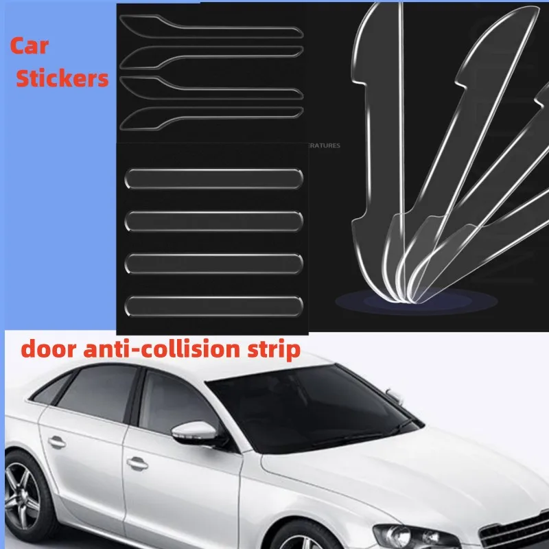 

Car Door Edge Anti-collision Protector Bar Car Side Protection Guards Rear View Mirror Cover Protection Strip for tesla