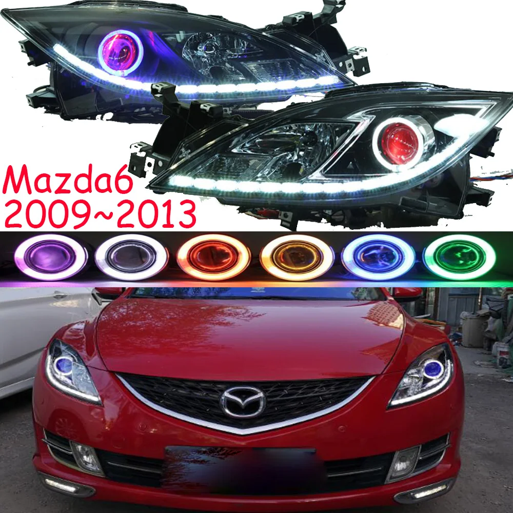 

Car bumper headlamp Mazda6 headlight 2009~2013y mazda6 daytime light DRL car accessories HID xenon mazda6 fog light