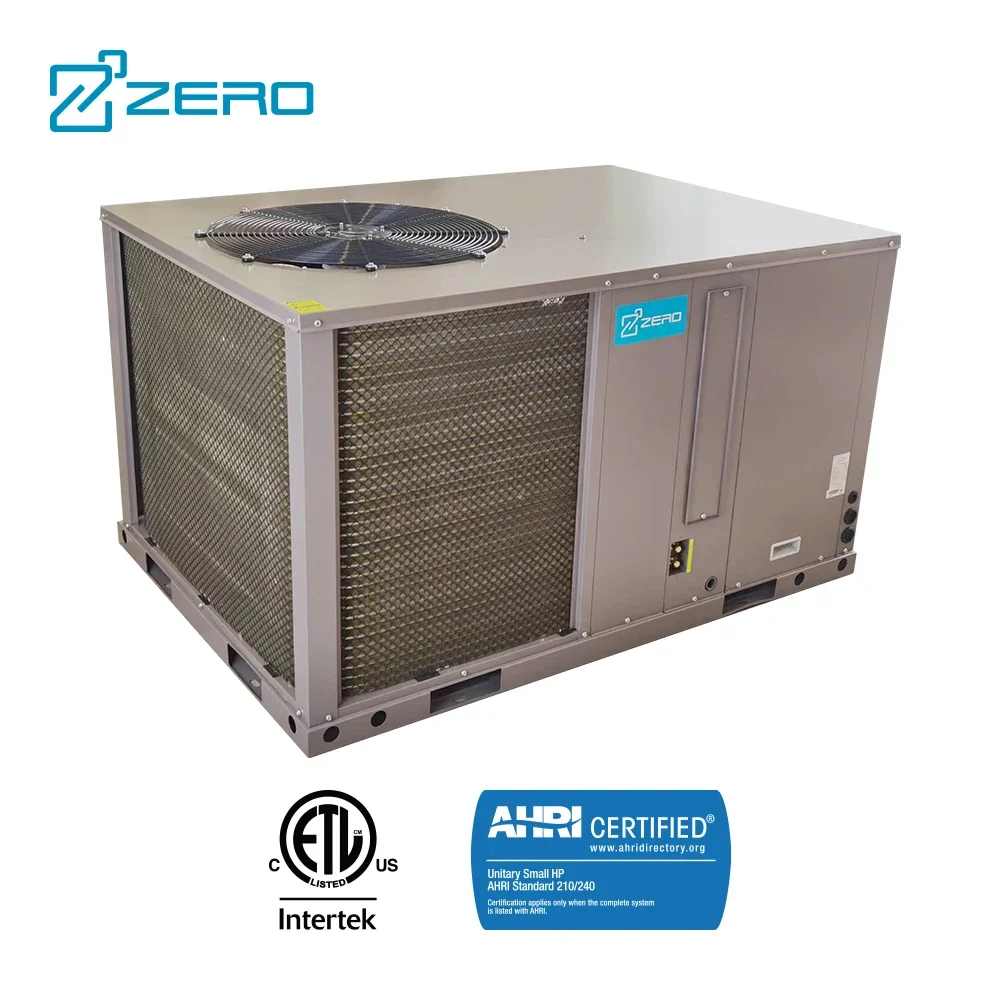 2 3 4 5 Ton Inverter 203V 230V 60 Hz Rooftop Package HVAC Factory Cooling And Heating Central Air Conditioner For Hotel 4