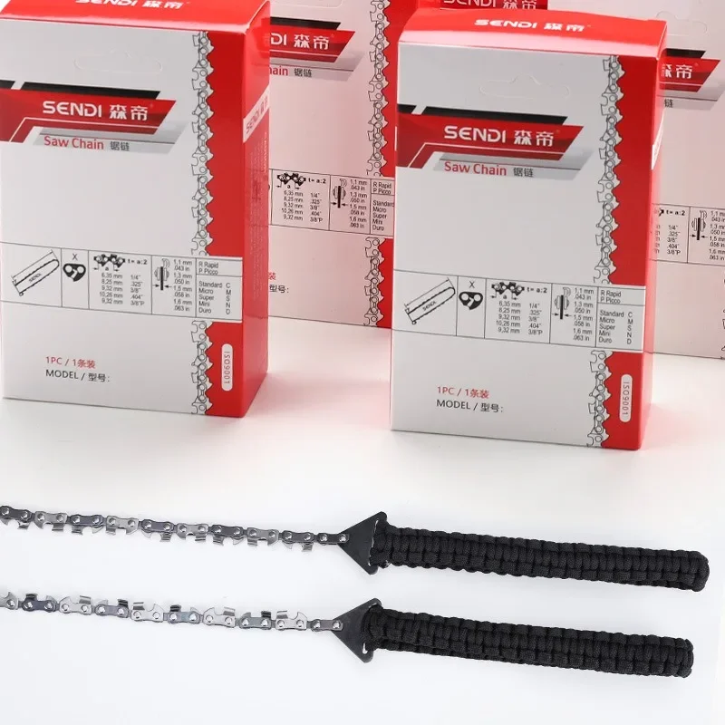 Portable 36 inch hand pulled saw chain garden trimming foldingtool outdoor camping pocket saw survival 2