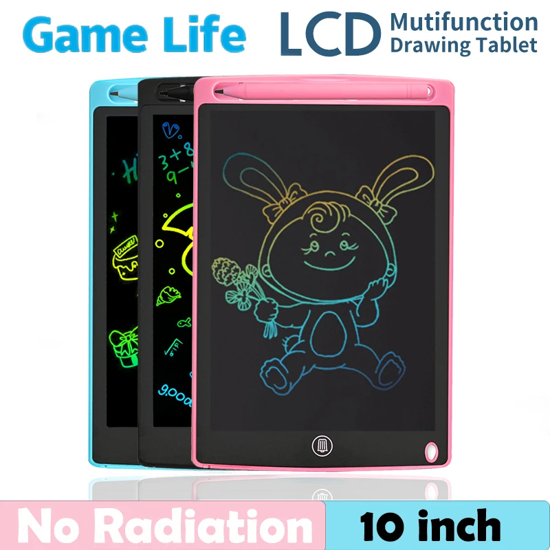 

Toys For Children Educational 10 inch Colorful Painting Electronic Drawing Board Writing Tablet Electronic Pad Gift