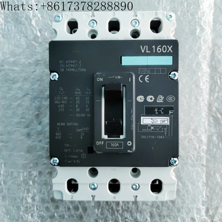 

3VL1716-1DA33-0AA0 3P 160A