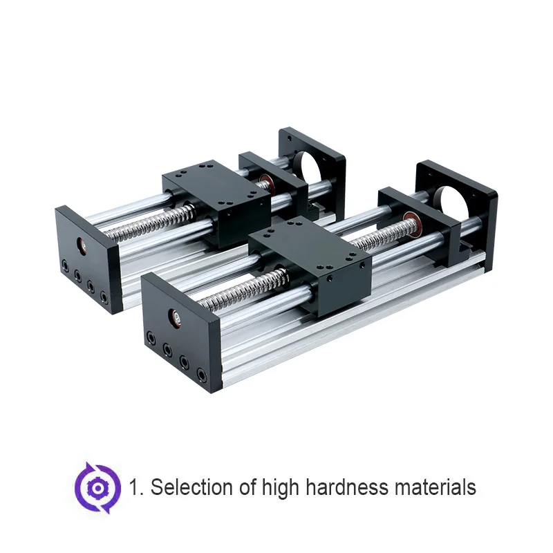 MHCN 슬라이딩 스테이지 트래블 볼 스크류, 3D 프린터, CNC 모션 테이블, 선형 가이드, Nema23 스테퍼 모터용, 100-500mm SFU1204, GX80