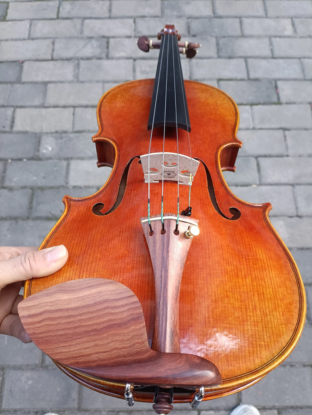 Over 20 years All European spruce 100% Handmade Violin 4/4 size strong tone ！Professional Italian retro Oil Varnish Violin