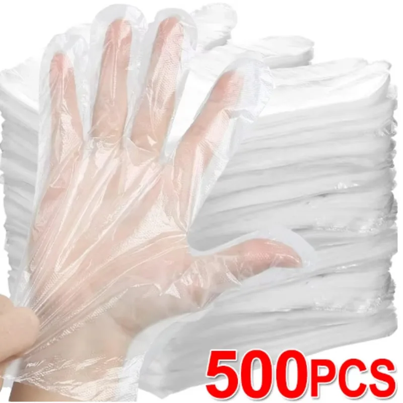 Disposable Plastic Gloves Disposable Gloves Disposable Nitrile Gloves Vinyl Disposable Gloves Kitchen Cleaning Gloves for Kitchen Restaurant Fried Chicken BBQ