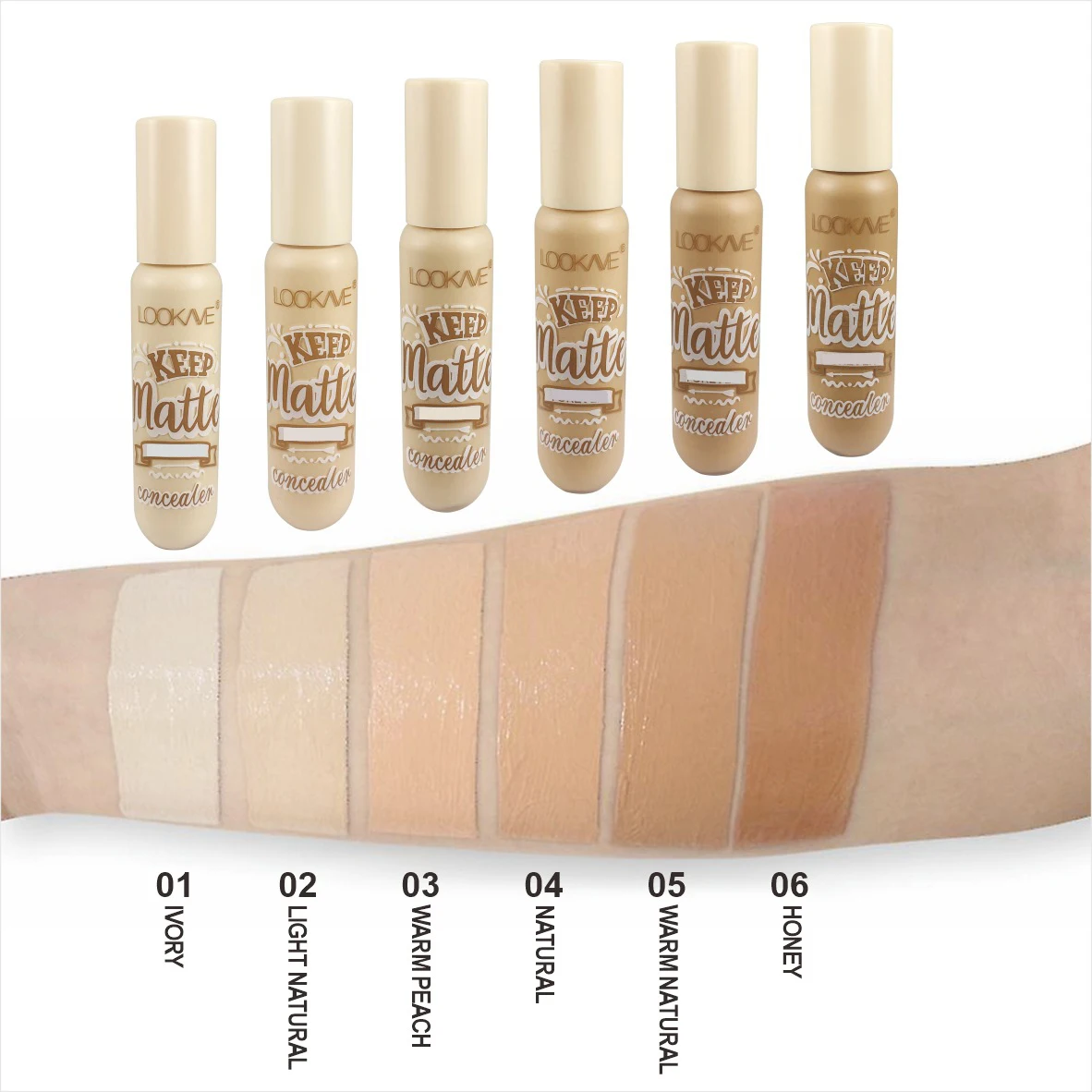 Liquid Concealer Stick Foundation Cream Full Coverage Matte Finish_voghion.com