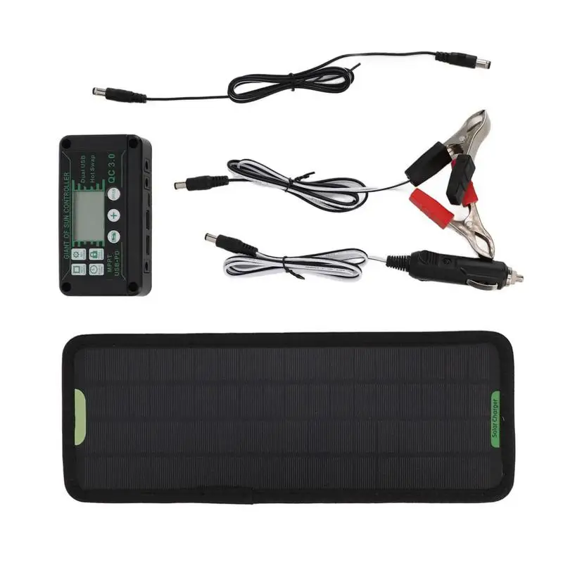 

Solar Battery Charger 12V/24V Car Battery Solar Charger Outdoor Generators Winter Necessities For Tractors Motorcycles Trucks
