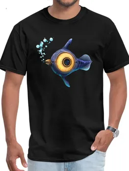 Футболки Subnautica Peeper из 100% хлопка, футболки со скидкой 2019, удобные футболки на День Матери с круглым вырезом