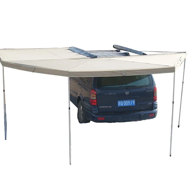 

Portable Shelters Camping Car Side Awning Roof Hatchback Car 2m X 2m Car Side Awning Roof Top Tent