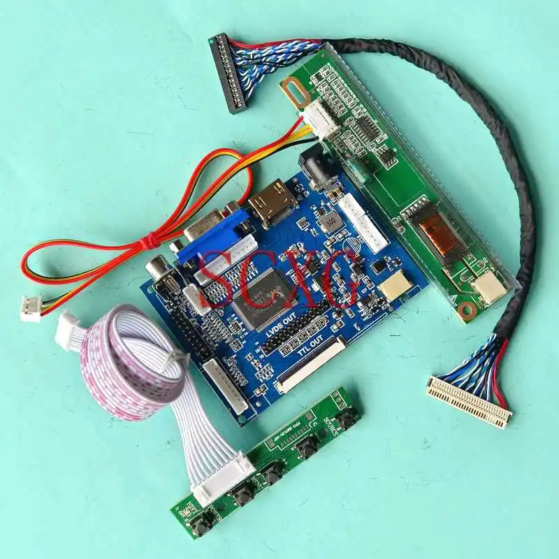 

Плата контроллера экрана ноутбука LTN141XA LTN141XB, плата AV VGA HDMI-совместимая с 1ccfl 1024*768, комплект «сделай сам», LVDS 30 Pin 14,1"
