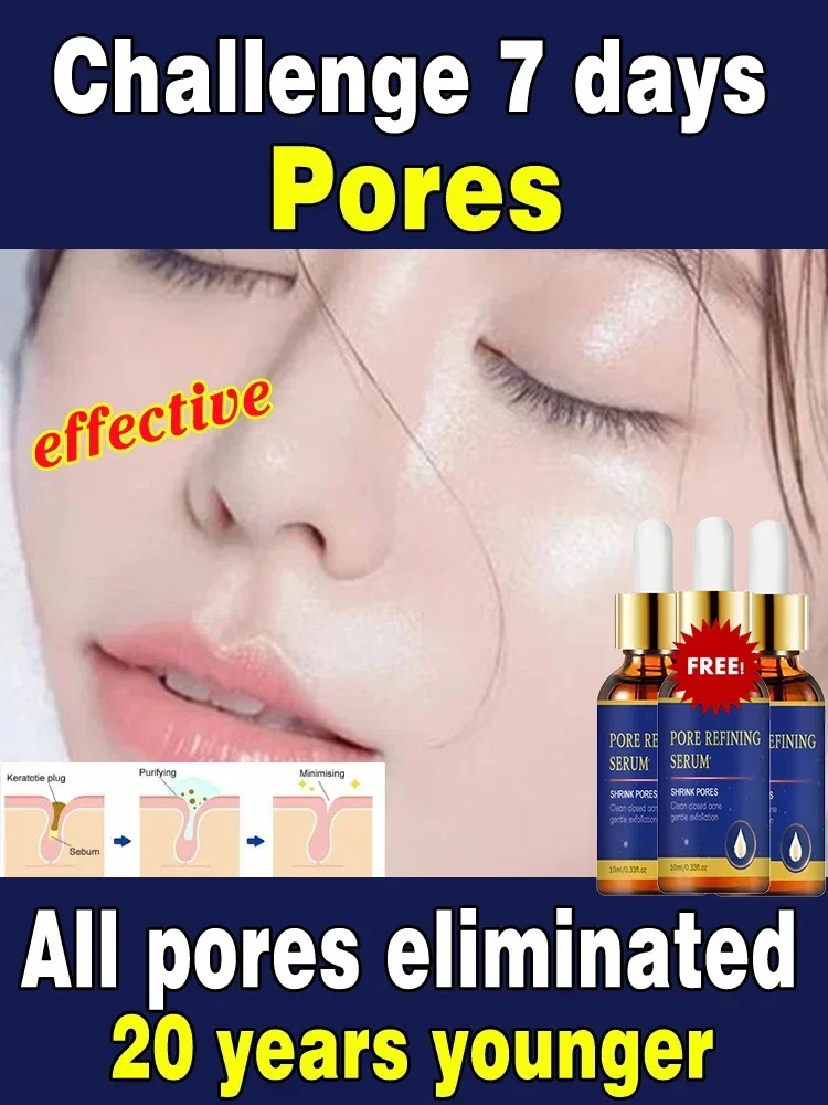 

Pore Shrinking Serum Face Tightening Repairing Facial Pore Removing Large Pores Minimizing Moisturizing Skin Care Product