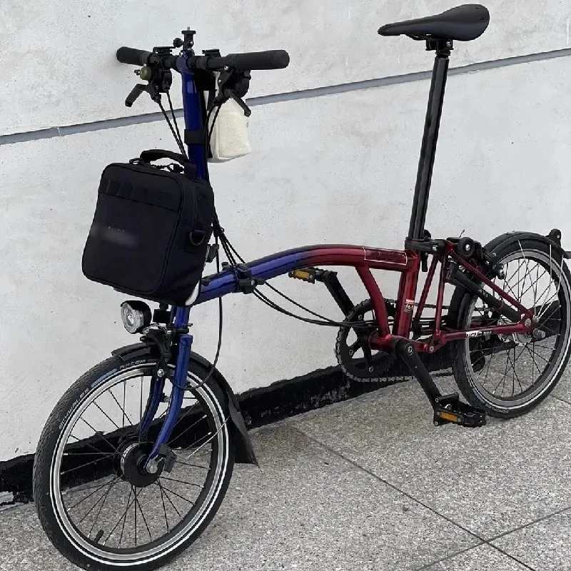 

Складная велосипедная сумка для Бромптона, маленькая рама, переноска, мини сумка 4 л