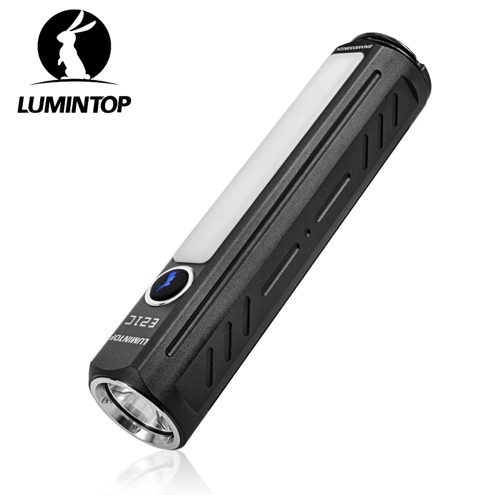 

1600 Lumens EDC Outdoor Lighting 5000K LED Torch Rechargeable Light Powerful Flashlight 18650 21700 Battey Magnetic Tail E21C