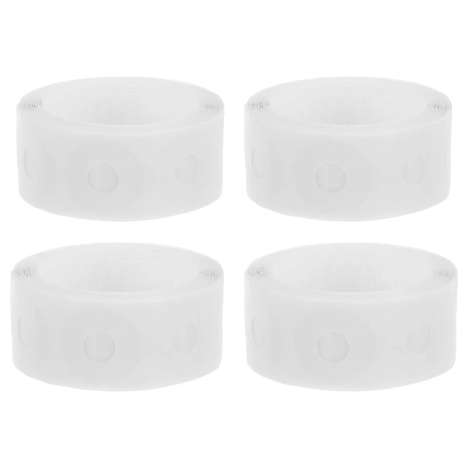 1 상자 자체 접착 구멍 보강 스티커 14mm 바인더 노트북 종이 학교 사무실용 투명 원형 펀치 수리 라벨