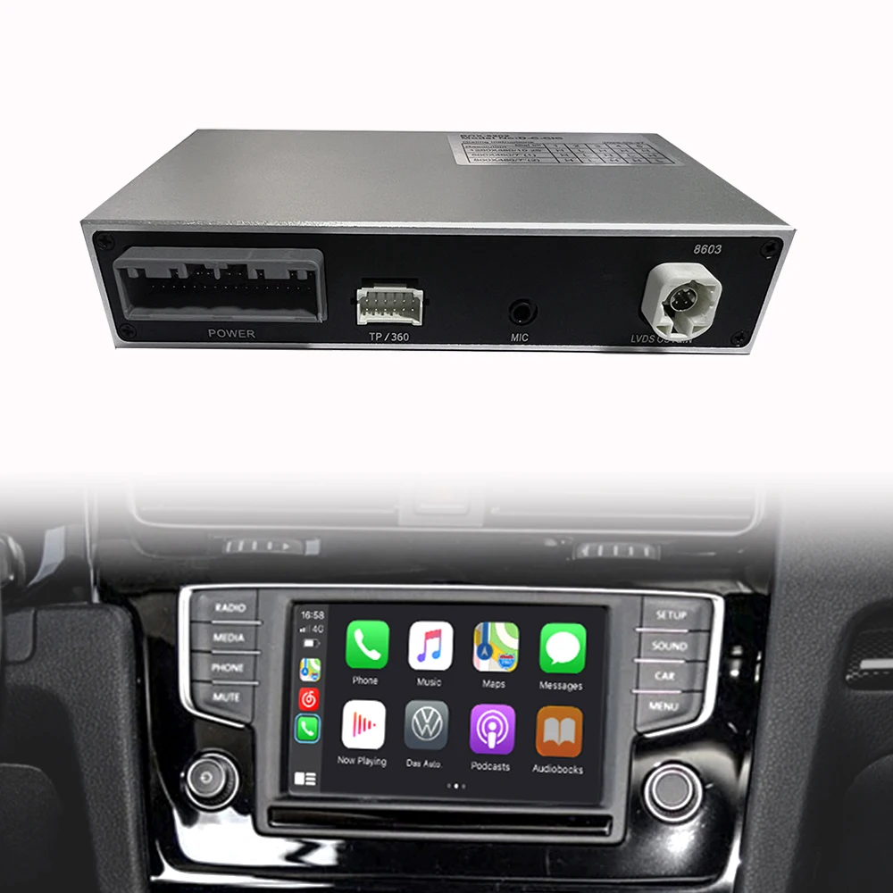 

CARPLAYEASE Wireless CarPlay And Android Auto For Volkswagen Touareg 3G 2011-2015 8" Screen Integration Kit