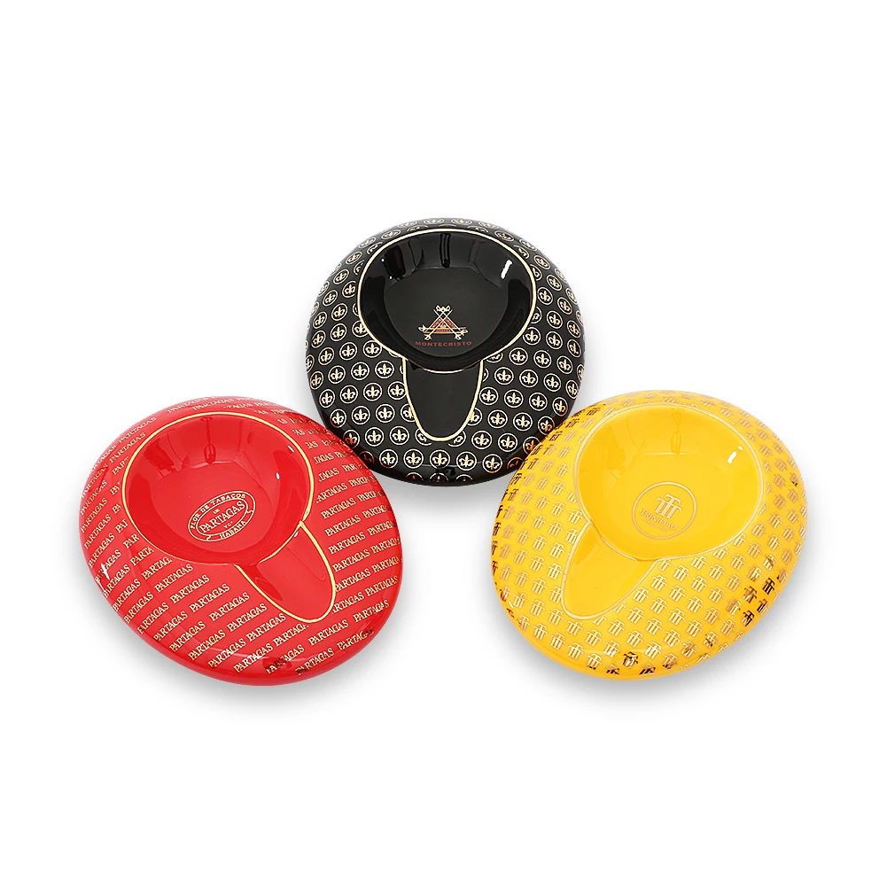 GALINER Ceramic Portable Cigar Ashtray Pocket Cigarette AshTrays Home Cigar Accesories Smoking Ash Tray Holder For