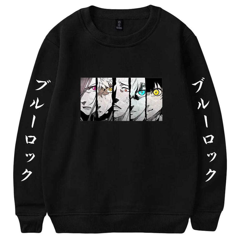 

Blue Lock Sweatshirt O-Neck Tracksuit Men Women Outwear Harajuku Streetwear 2021 Japanese Comic Fashion Clothes Plus Size