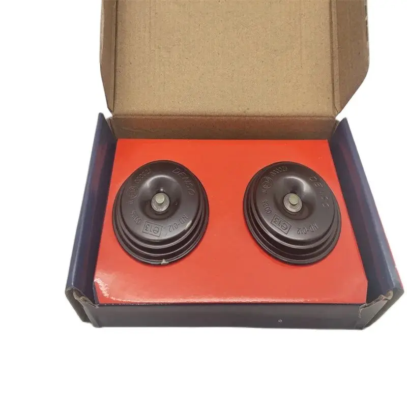 1 set For DENSO Car air horn Disc shape waterproof Universal Interface 12V CAR Toyota HONDA All The Car