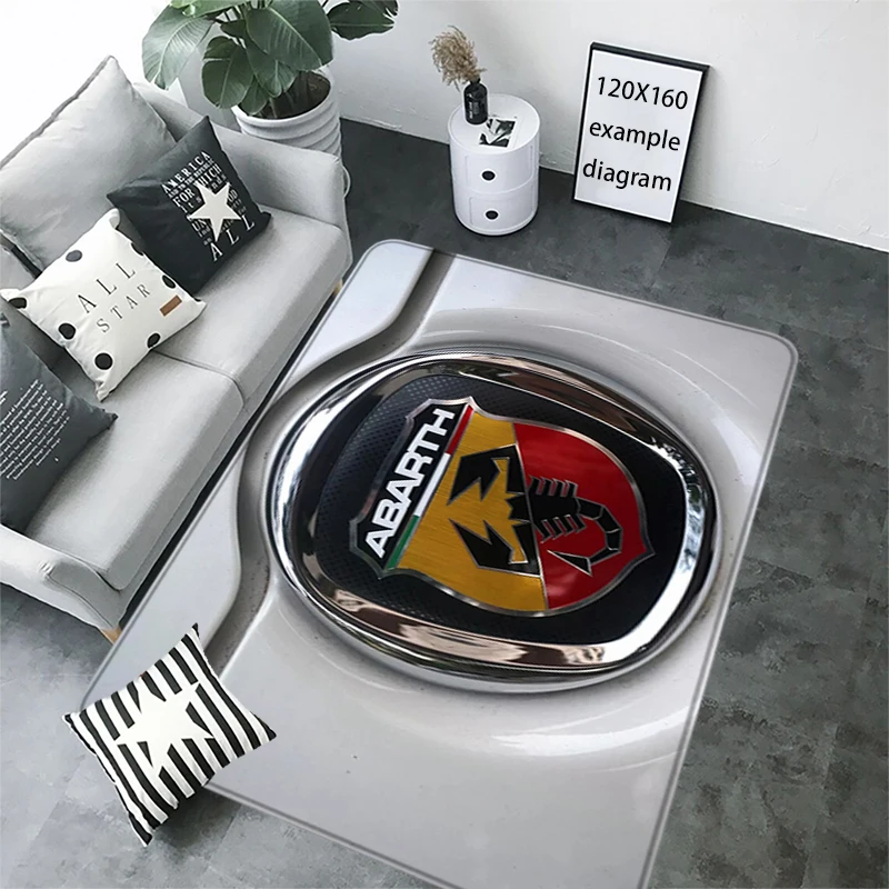 Abarth 거실 바닥 매트, 집 입구 매트, 문짝 매트, 내부 선택 도어 매트 러그, 침실 카펫, 가정용 발