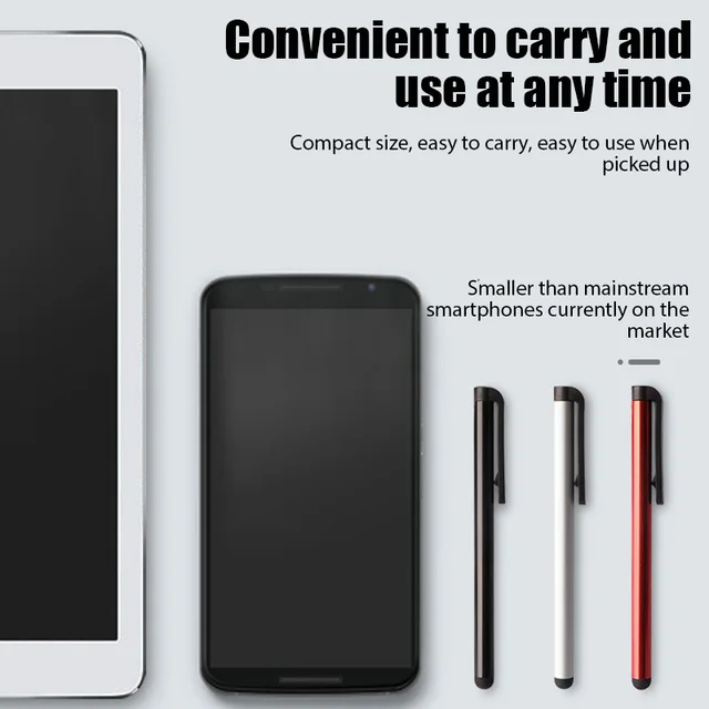 10 pezzi di capacità penna stilo universale accessori per touch screen per telefono cellulare penna capacitiva in metallo tablet per Xiaomi Iphone 6
