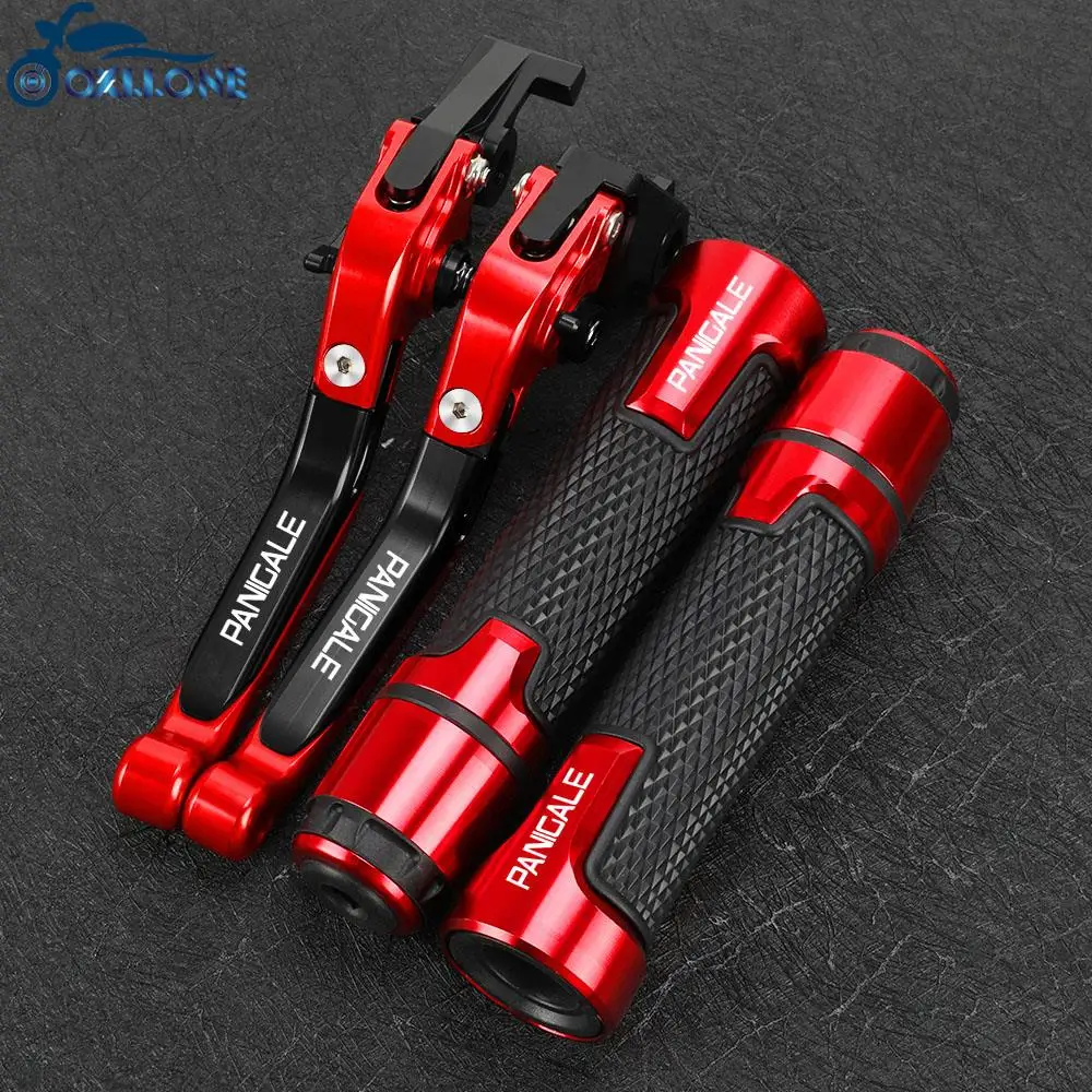 

For DUCATI Panigale V4 V2 1299 1199/S/R 959 899 Motorcycle Extendable Handbrake Brake Clutch Levers Handle Grip Handlebar Grips