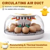 12 Eggs Incubator for Hatching Eggs with Automatic Egg Turner, Temperature Control, Automatic Water Adding for Hatching Chicken,