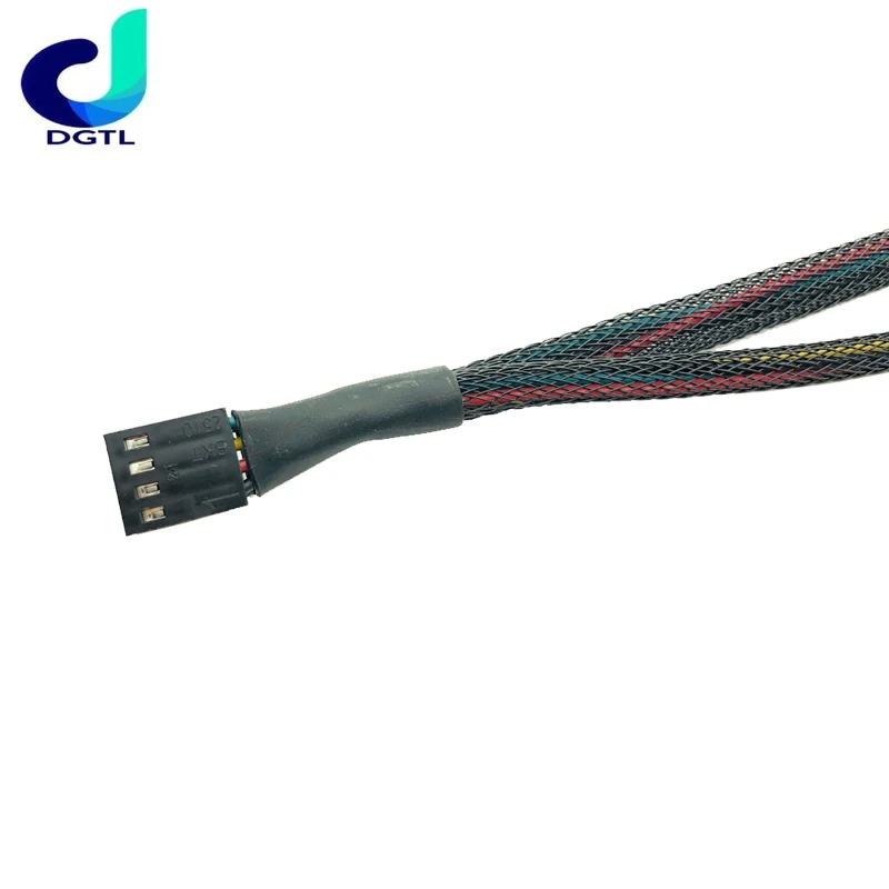 Mainboard CPU 4 PIN Fan Extention Cables PWM 4P Adapter Cable Computer Case 4 PIN Power Cables Connectors Fan Splitter