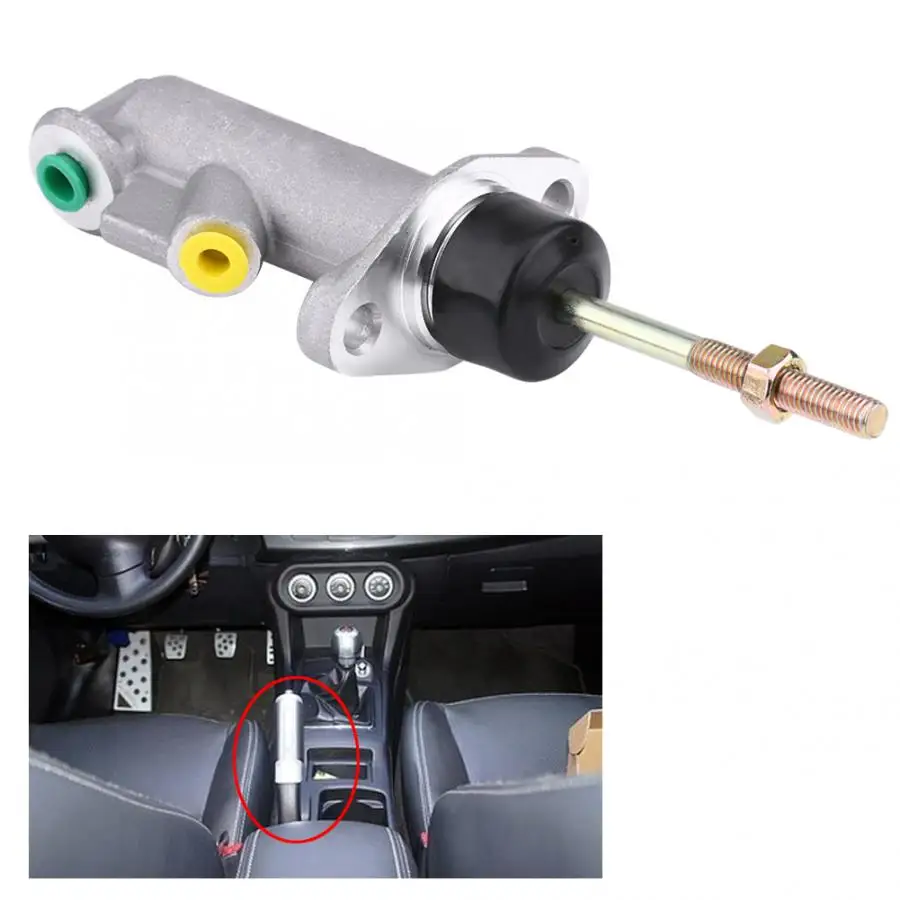 Hydraulic handbrake master cylinder Aluminum Alloy Car Brake Clutch Master Cylinder 0.75in Bore Remote Hydraulic Hydro Handbrake