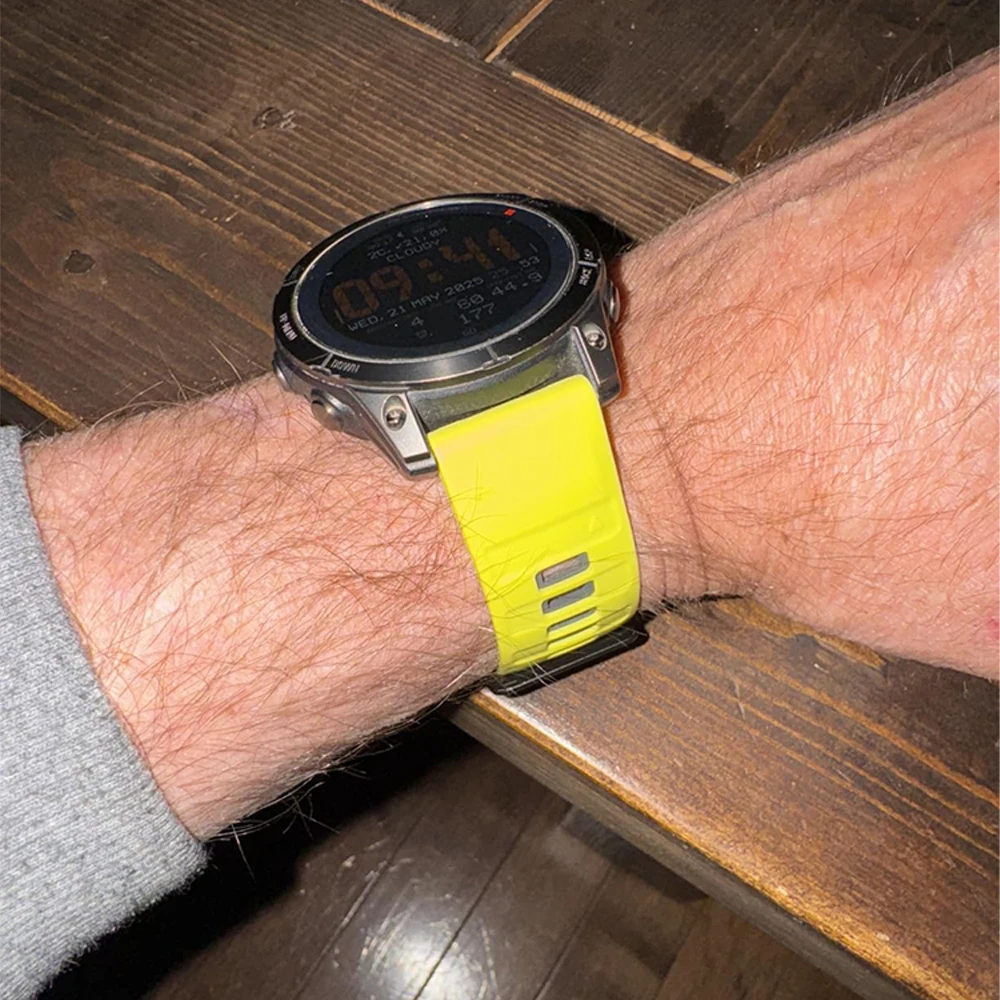 Premium Silicone Strap Bracelet for Fenix Watch Series - QuickFit Design