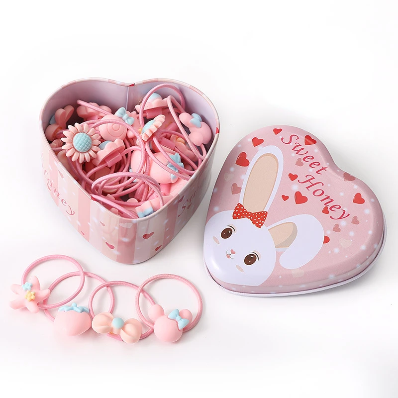 

20Pcs Set Cute Flowers Bows Baby Hair Bands Cartoon Headband Girls Elastic Hair Ties Cute Hairbands for Kids Hair Accessories