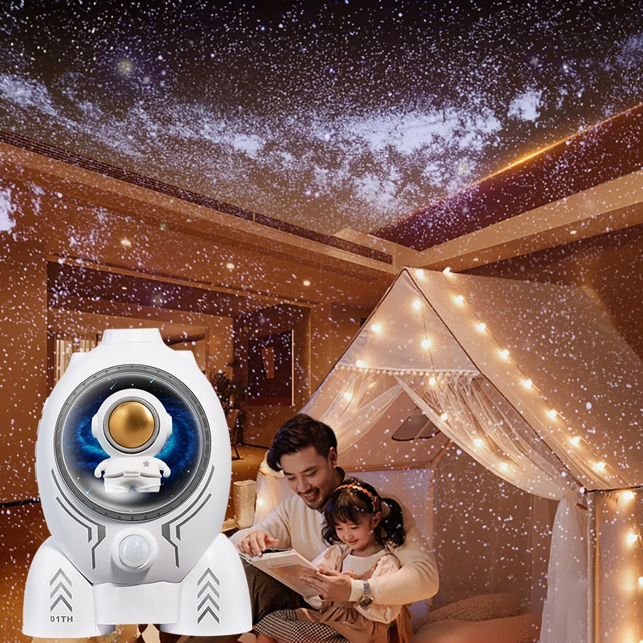 HD Planetarium Projektor Nachtlicht fokus sierbare Galaxie Projektions lampe  360 ° einstellbare rotierende Nachtlicht Kinderzimmer Dekor Geschenke -  AliExpress