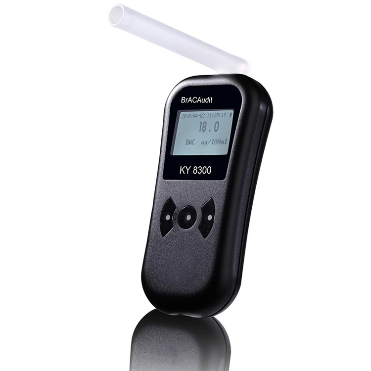 

Wholesale price hot sale fuel cell alcohol analyzer police Grade breathalyser Portable Keychain LED Alcohol Breath Tester