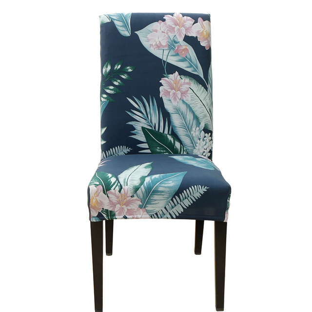 Chair Covers for Dining Room Printed Stretchable Dining Chair Slipcover Washable Removable for Kitchen Hotel,Restaurant