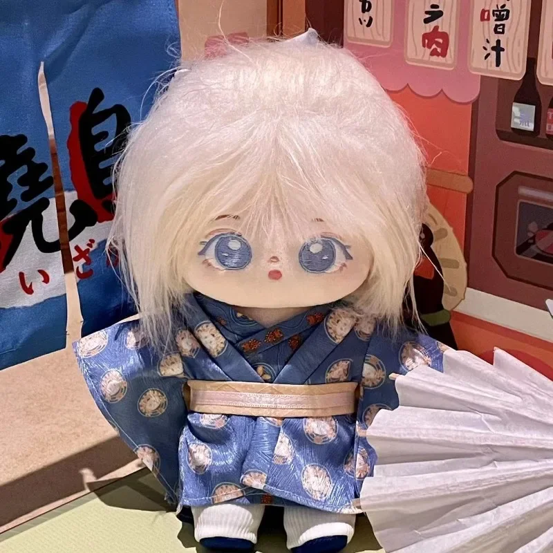 20CM Doll Clothes Japanese Style Floral Dress Kimono Girl Casual Wears Evening Dress For Idol Dolls Plush Toys Clothing Gifts
