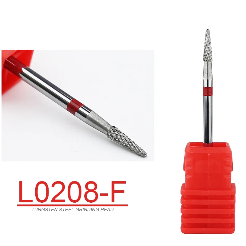 텅스텐 스틸 네일 드릴 비트 전문 매니큐어 밀링 커터 강력한 절삭력으로 단단한 손톱에 사용 가능 내구성 있는 전동 파일 버
