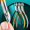 1Pcs Nail Clippers Professional Thick Ingrown Toenails Cutters Sharp Curved Blade Seniors Pedicure Tool 1