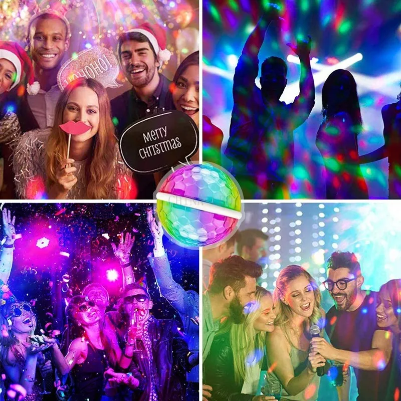 RGB LED Auto DJ Mini Bühnen licht USB tragbare Familien feier Ball