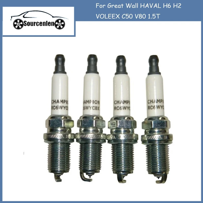 4pieces/set 3707100-EG01T Spark Plug for Great Wall HAVAL H6 H2 VOLEEX C50 V80 1.5T Displacement Original Accessories