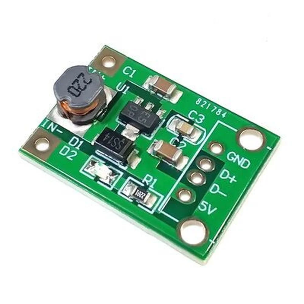5V DC-DC 컨버터 스텝업 전원 공급 장치 - DC-DC 부스터 부스트 어댑터 컨버터 보드 스텝업 500mA 전압 조정기 1V-5V  5V